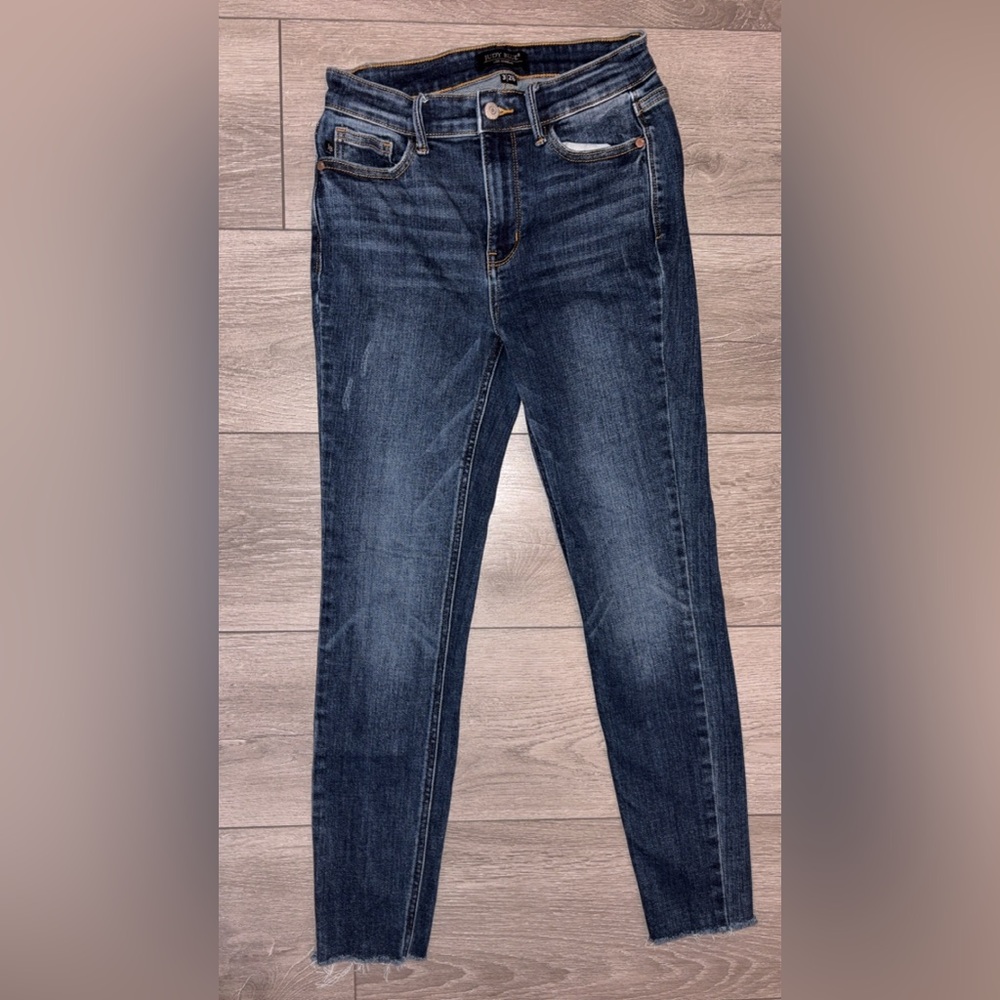 Judy Blue Denim Jeans Size 3/26 Skinny Fit Dark Wash EUC